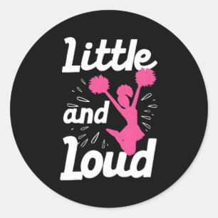 Cheerleader Ns Cheerleader Cheer Gymnast Runder Aufkleber