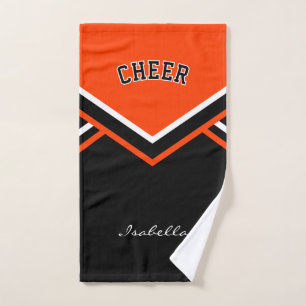 Cheerleader Outfit in Orange Handtuch