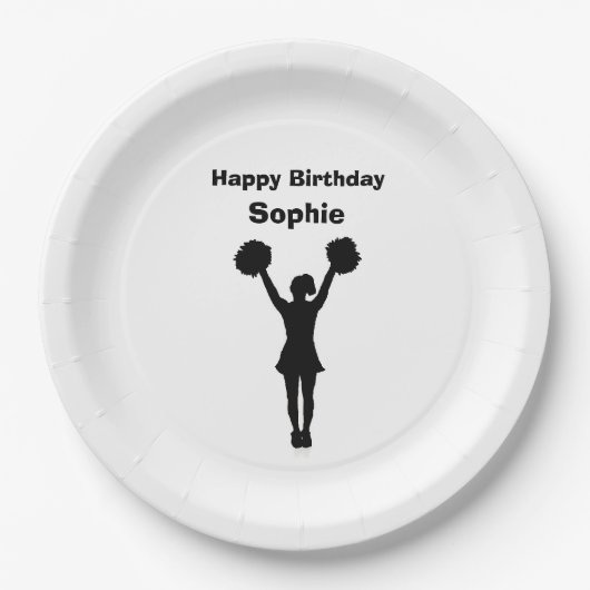 "Cheerleader-" PapierTeller (Vorderseite)