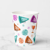 Cheerleader Pappbecher (Rückseite)