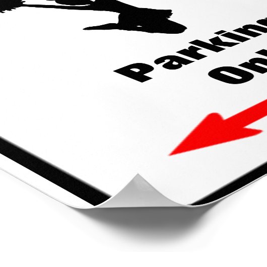 CHEERLEADER Parkplatz Poster (Ecke)