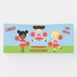Cheerleader Party Banner