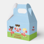 Cheerleader Party Geschenkschachtel (Rückseite)