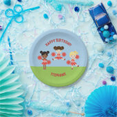 Cheerleader Party Pappteller (Party)