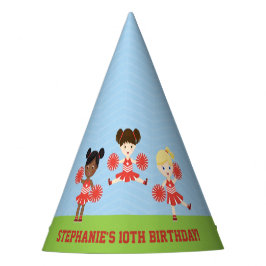 Cheerleader Party Partyhütchen