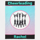 Cheerleader Pastel Fleece Blanket (Vorderseite)
