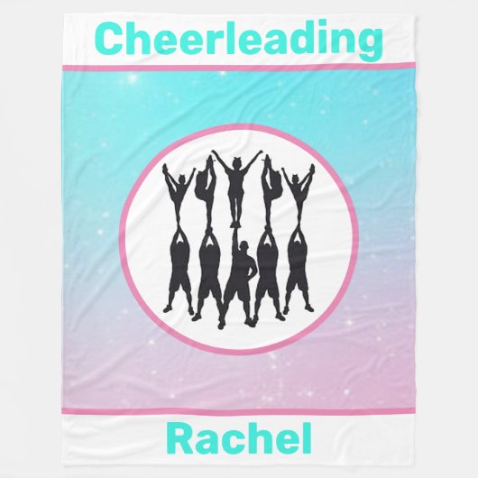Cheerleader Pastel Fleece Blanket (Vorderseite)