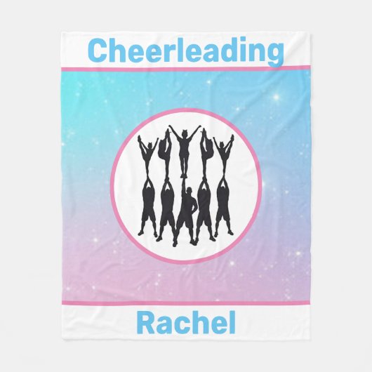 Cheerleader Pastel Fleece Blanket (Vorderseite)