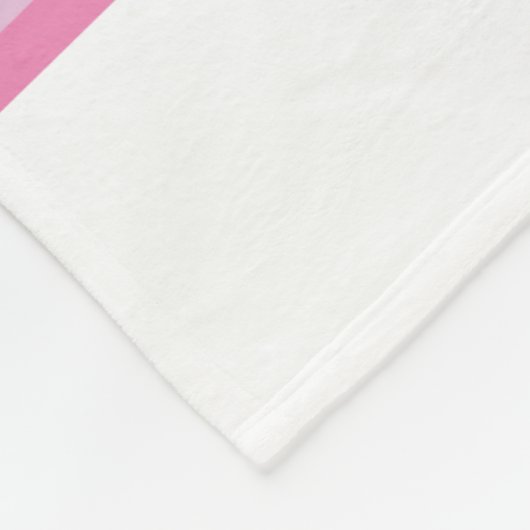 Cheerleader Pastel Fleece Blanket (Ecke)