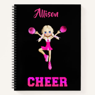 Cheerleader Personalisiert Cheer Spiral Notebook Notizblock
