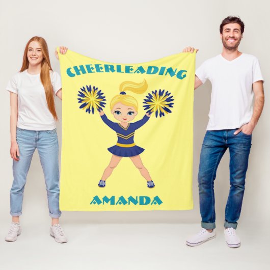 Cheerleader Personalisiert Fleece Blanket (Beispiel)