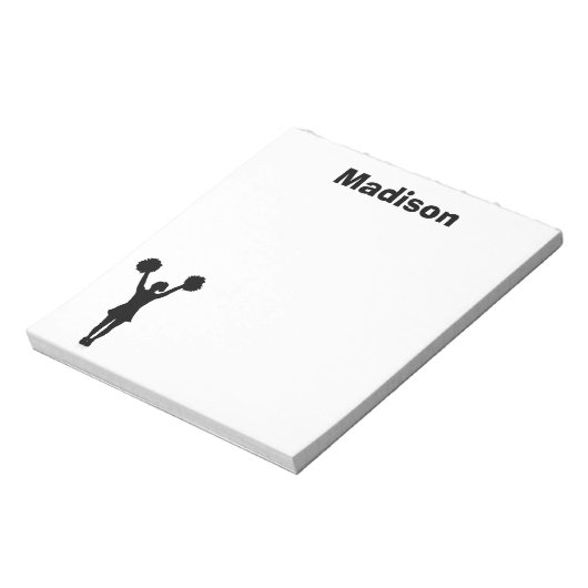 Cheerleader Personalisiert Notepad Notizblock (Rotiert)