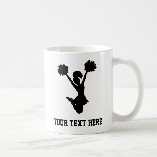 Cheerleader personifizieren kaffeetasse (Rechts)