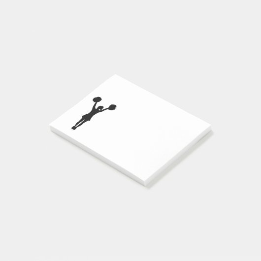 Cheerleader-Post-Itanmerkungen Post-it Klebezettel (angewinkelt)