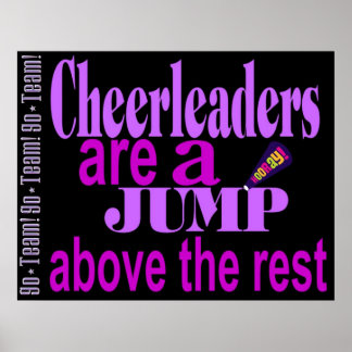 Cheerleader Poster Print Wall Decoration