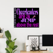 Cheerleader Poster Print Wall Decoration (Heimbüro)
