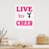 Cheerleader Poster Zuhause Wall Decoration Girl (Küche)