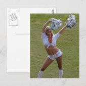 Cheerleader Postkarte (Vorne/Hinten)