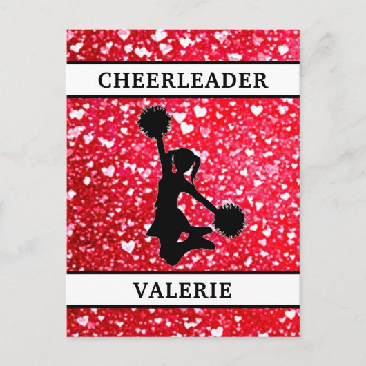 Cheerleader Postkarte (Vorderseite)