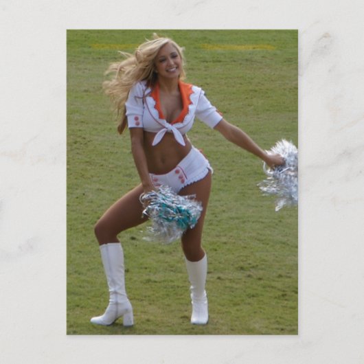 Cheerleader Postkarte (Vorderseite)