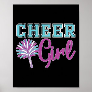 Cheerleader-Praxis Cheer-Mädchen Frauen jubeln Che Poster