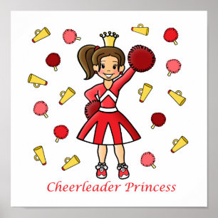 Cheerleader Princess Poster