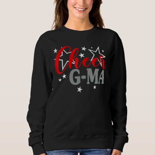 Cheerleader Proud Cheer G ma Pride Sports Supporte Sweatshirt (Vorderseite)