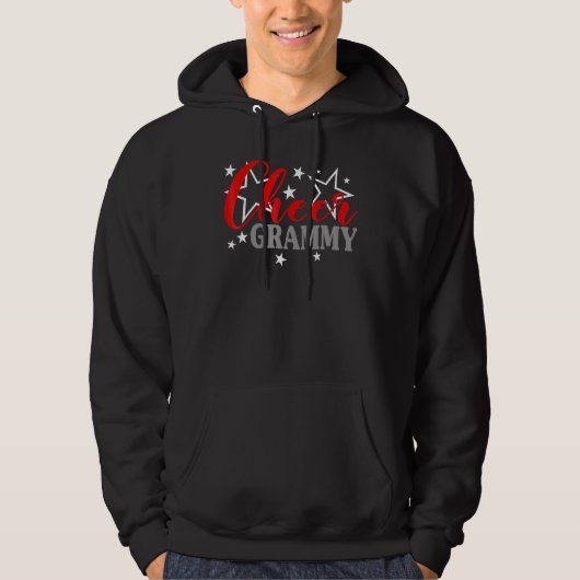 Cheerleader Proud Cheer Grammy Pride Sports Suppor Hoodie (Vorderseite)