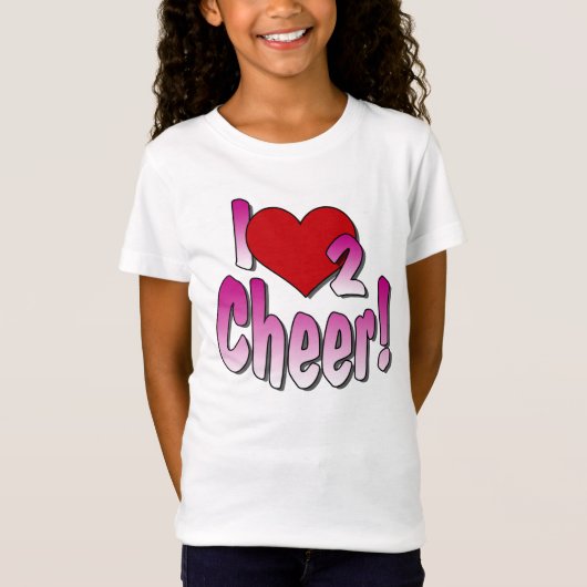 Cheerleader Raglan T-Shirt (Vorderseite)