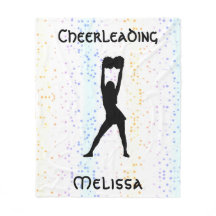 Cheerleader Rainbow Confetti Personalisiert