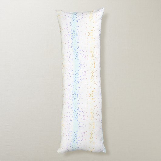 Cheerleader Rainbow Confetti Personalisiert Seitenschläferkissen (Rückseite (Vertikal))