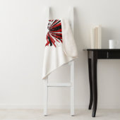 Cheerleader 📣 Red, White & Black Sherpadecke (Beispiel)