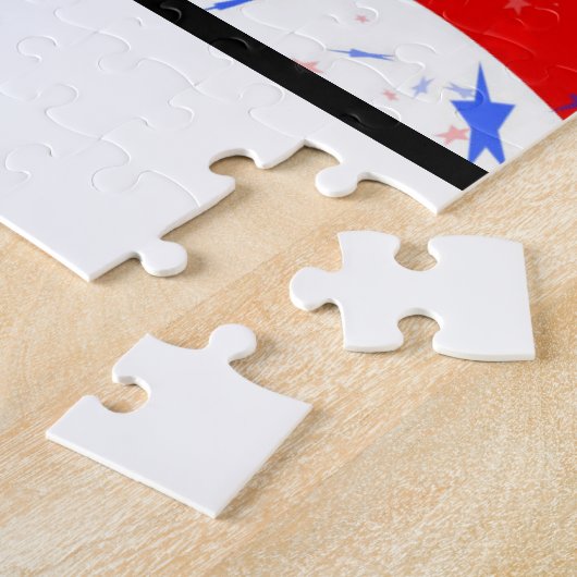 Cheerleader Red, White & Blue Puzzle (Seite)