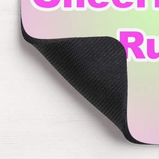 Cheerleader-Regel Mousepad (Ecke)