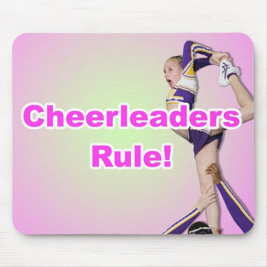 Cheerleader-Regel Mousepad (Vorne)
