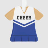 Cheerleader Royal Blue Ornament (Vorderseite)