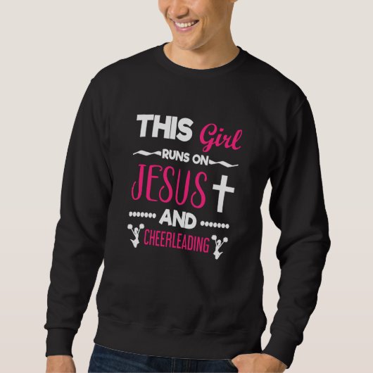 Cheerleader Runs auf Cheerleader Sweatshirt (Vorderseite)