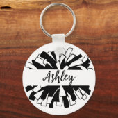 Cheerleader Schlüsselanhänger, Pom-Pom Schlüsselanhänger (Vorderseite)