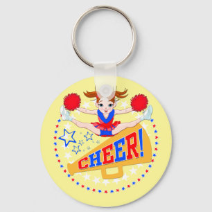 Cheerleader Schlüsselring Schlüsselanhänger