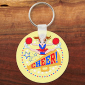 Cheerleader Schlüsselring Schlüsselanhänger (Vorderseite)