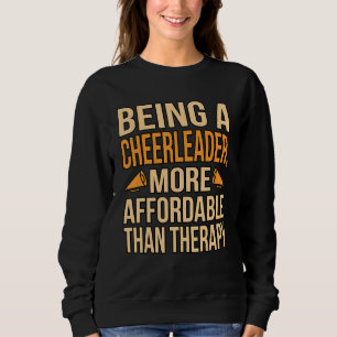 Cheerleader Sein Ist Therapie Cheerleading Squad G Sweatshirt