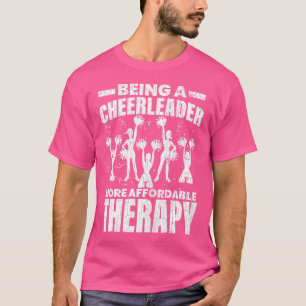 Cheerleader Sein Ist Therapie Lustiges Cheerleadin T-Shirt