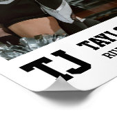 Cheerleader Senior 2025 Sport Foto Collage Poster (Ecke)