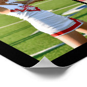 Cheerleader Senior Abschluss 5 FotoCollage Poster (Ecke)