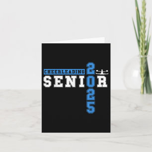Cheerleader Senior Night Cheer Senior 2025 Gradua Karte