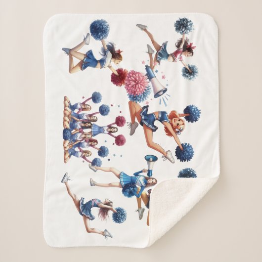 Cheerleader Sherpadecke (Vorderseite)