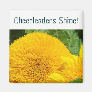 Cheerleader Shine Magnete Helle Gelbe Sonnenblume Magnet
