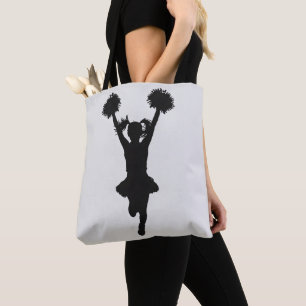 Cheerleader Silhouette Girl Tasche