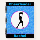 Cheerleader Sparkle Notizblock (Vorderseite)