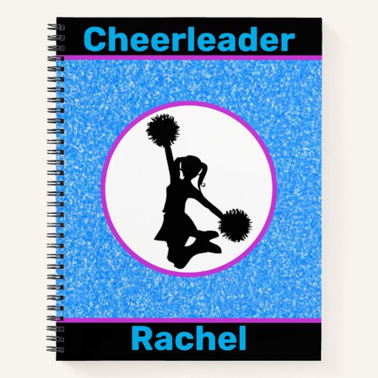 Cheerleader Sparkle Notizblock (Vorderseite)